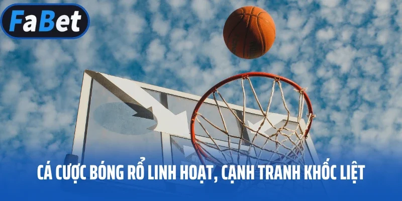 Cá cược bóng rổ linh hoạt, cạnh tranh khốc liệt