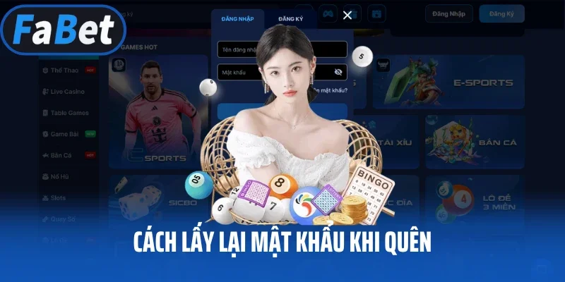 Cách lấy lại mật khẩu khi quên