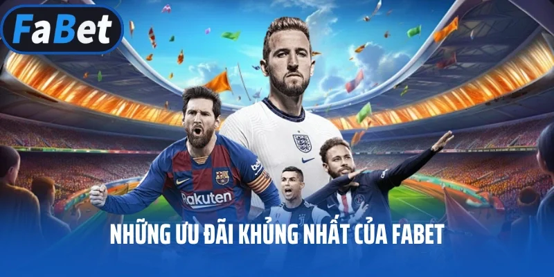 Những ưu đãi khủng nhất của FABET