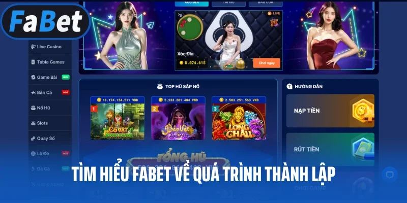 Tìm hiểu FABET về quá trình thành lập